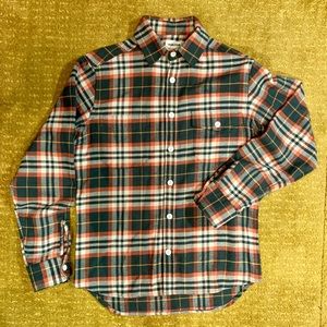 Taylor Stitch Crater Shirt Olive Plaid